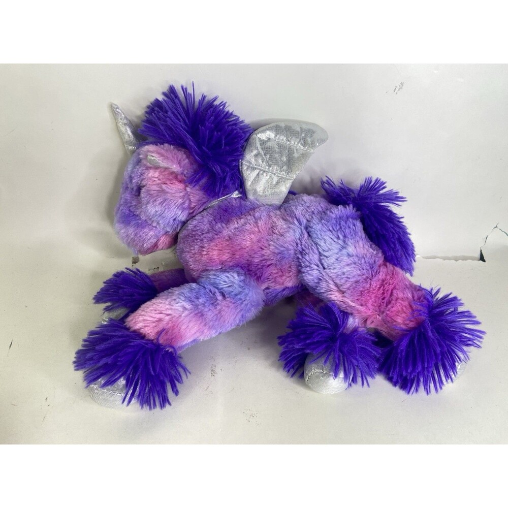 Kids of America Purple Pink Unicorn Multicolor Plush Stuffed Animal Toy 2016
